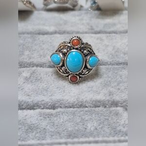 Sterling silver Womens Ring